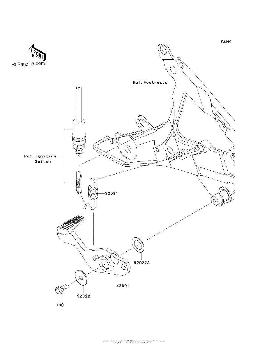 Diagrama de BRAKE PEDAL
