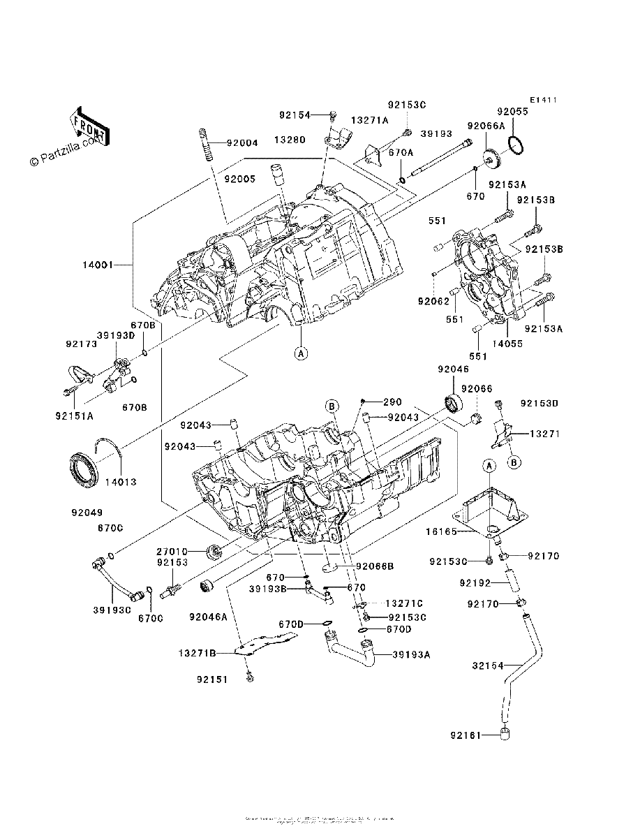 Diagrama de CRANKCASE