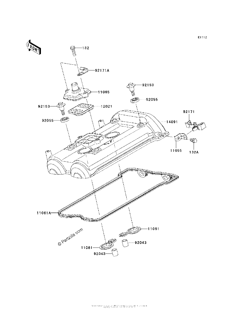 Diagrama de CYLINDER HEAD COVER