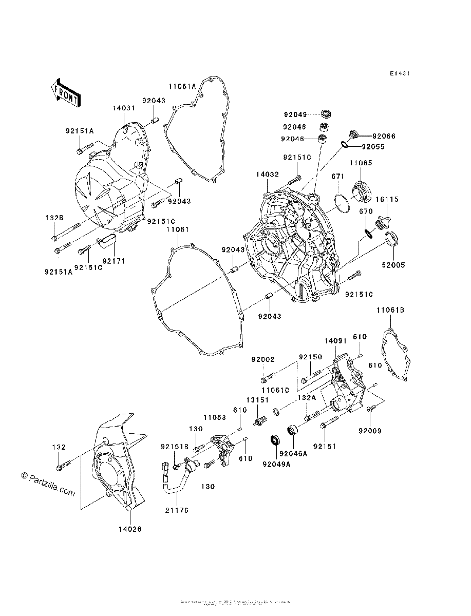 Diagrama de ENGINE COVER S