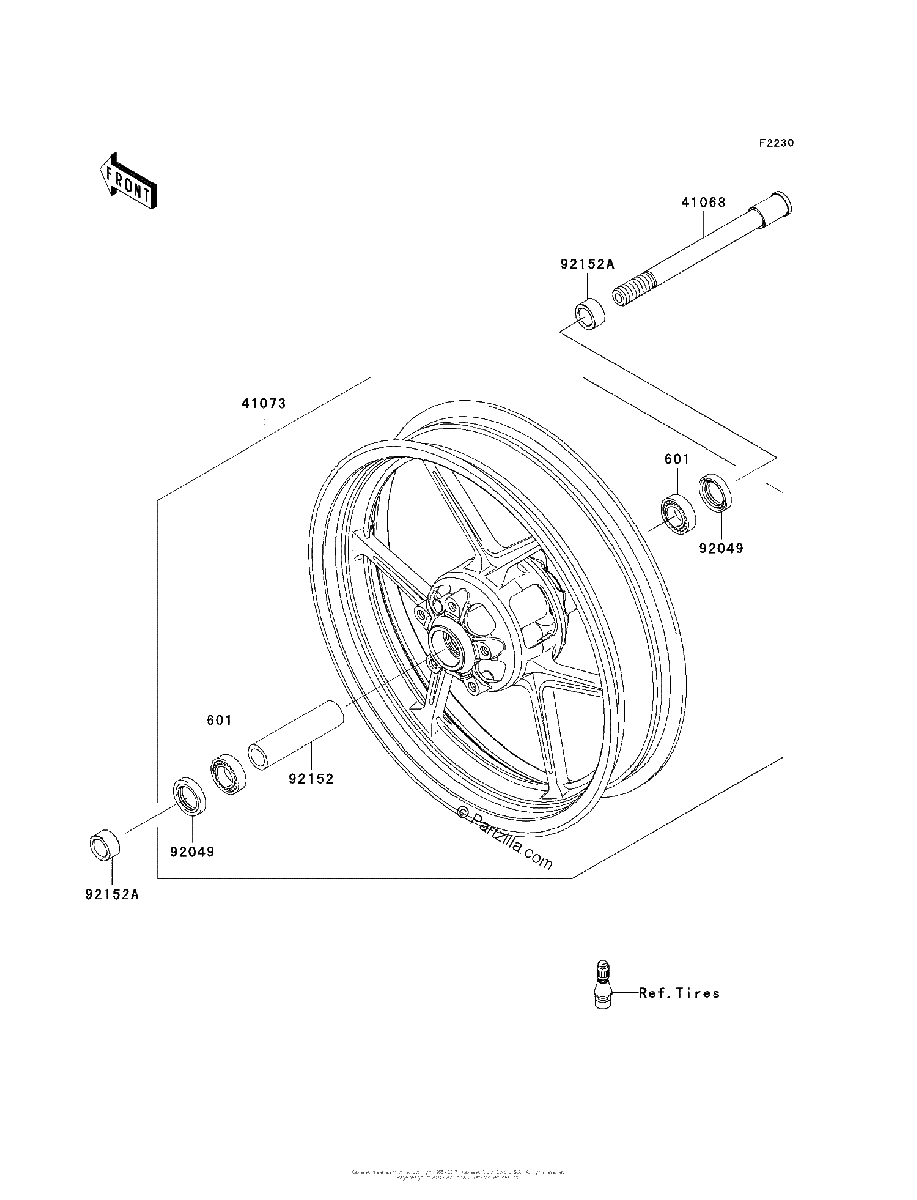 Diagrama de FRONT HUB