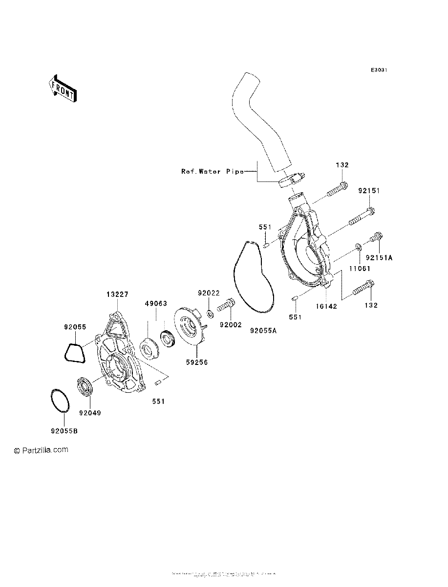 Diagrama de WATER PUMP