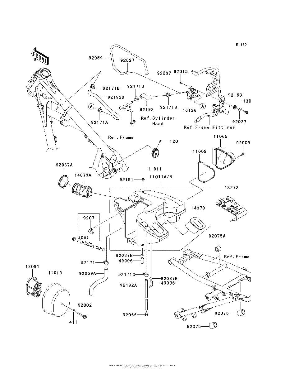 Diagrama de AIR CLEANER