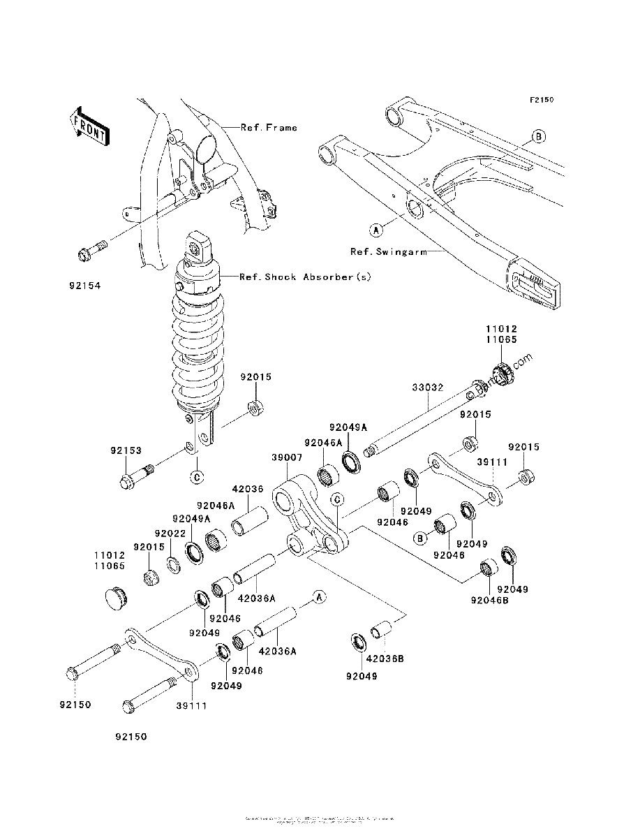 Diagrama de REAR SUSPENSION