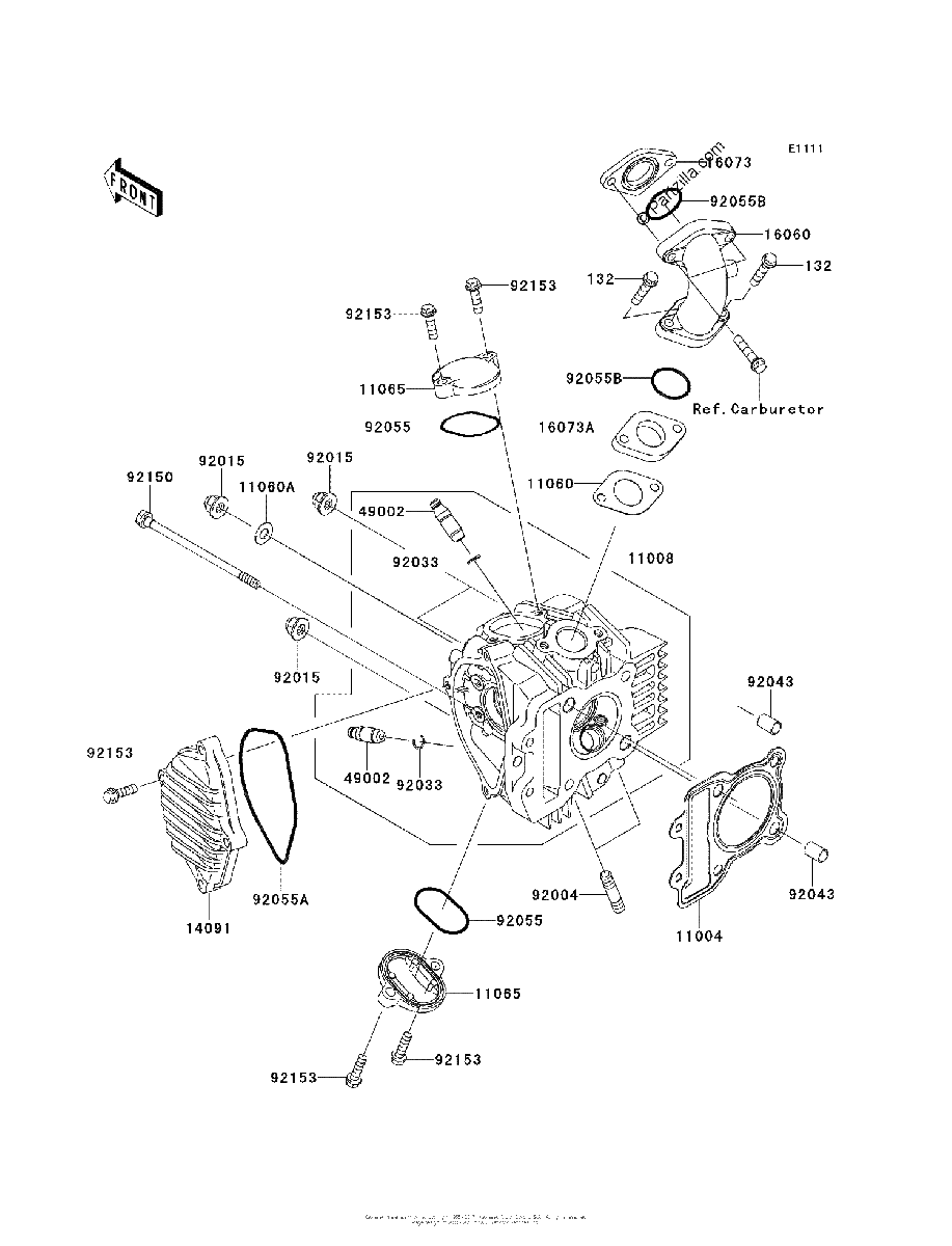 Diagrama de CYLINDER HEAD
