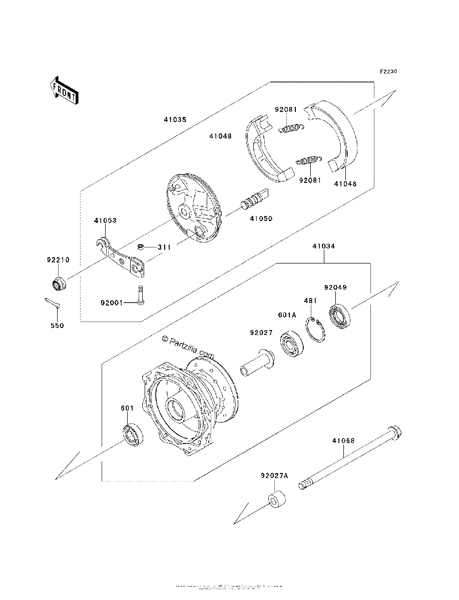 Diagrama de FRONT HUB