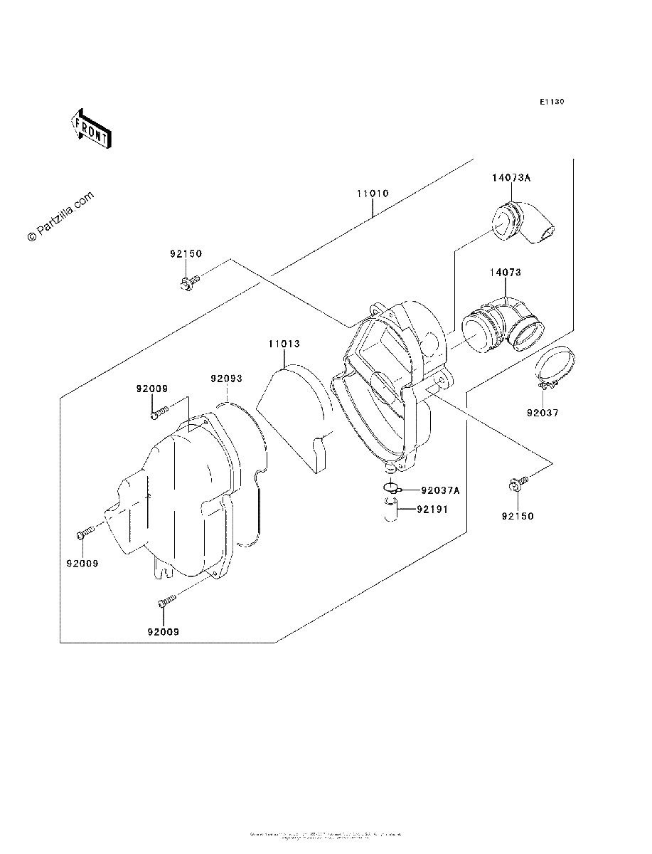 Diagrama de AIR CLEANER