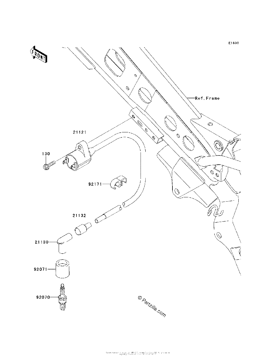 Diagrama de IGNITION SYSTEM