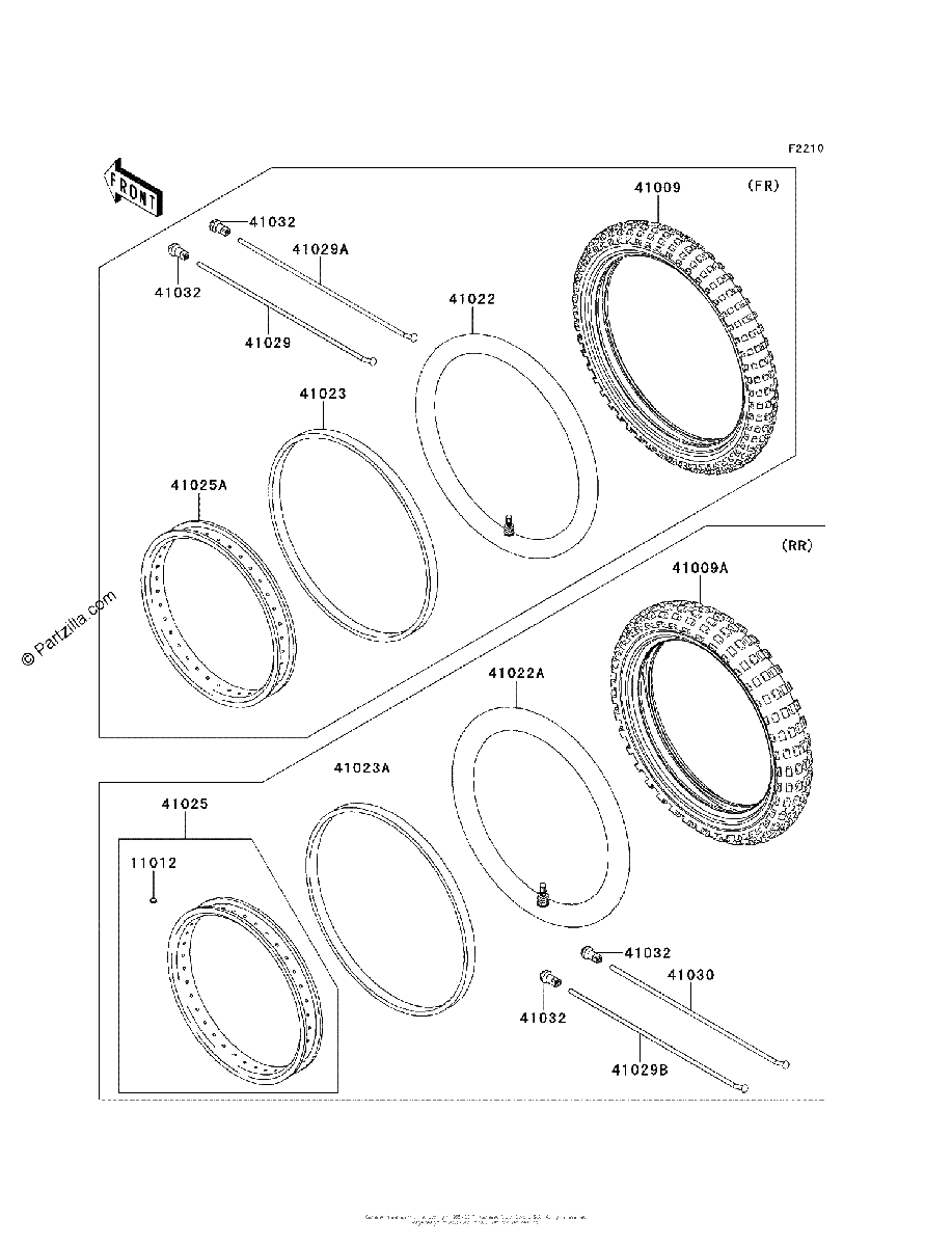 Diagrama de WHEELS TIRES