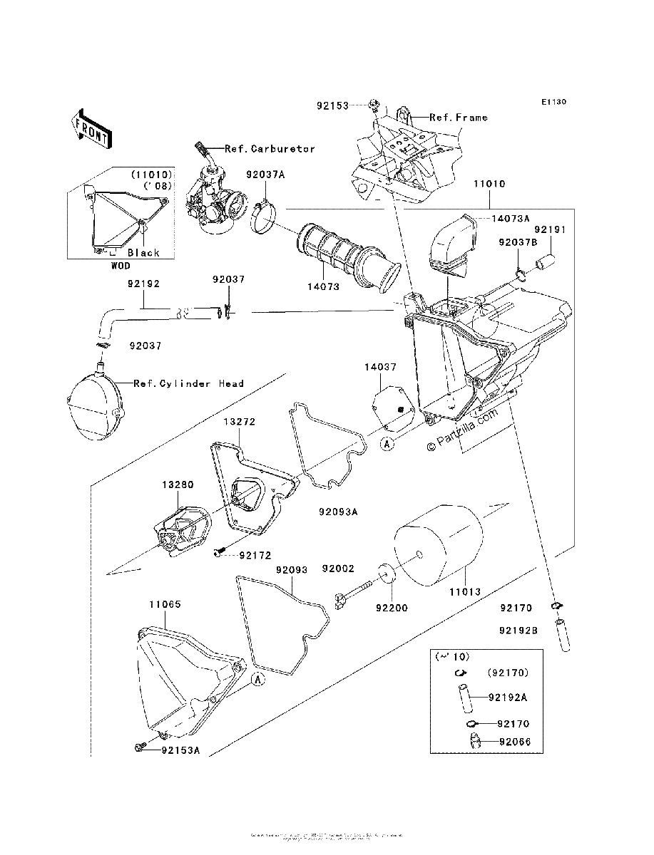 Diagrama de AIR CLEANER