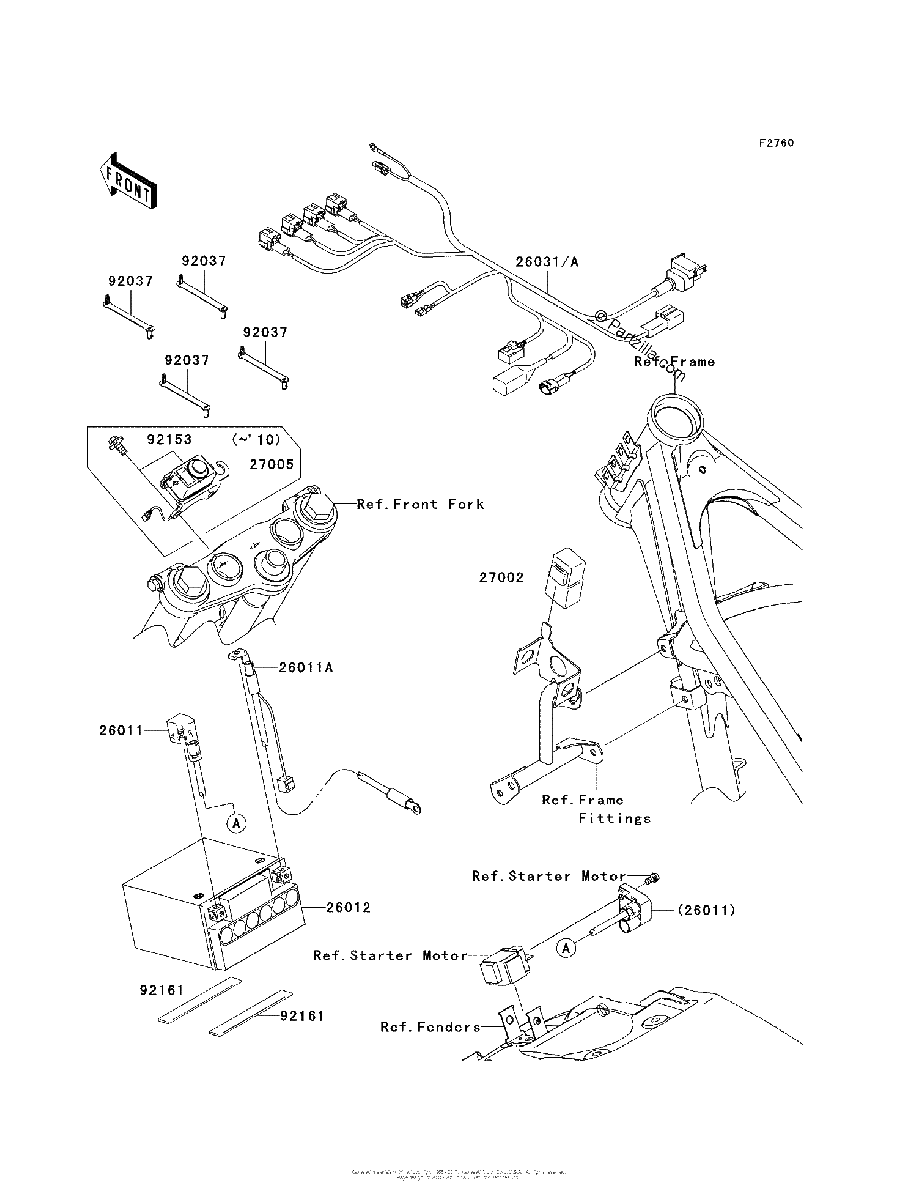 Diagrama de CHASSIS ELECTRICAL EQUIPMENT