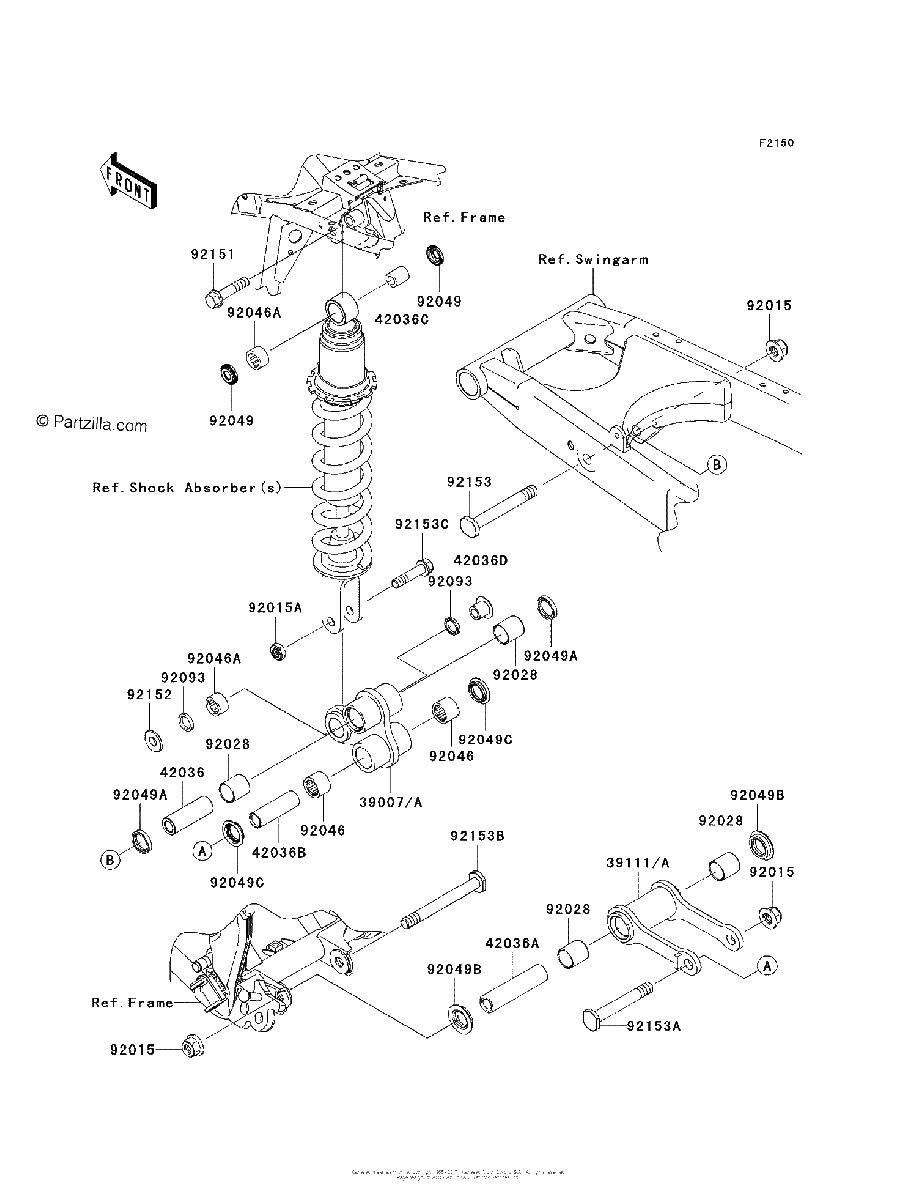Diagrama de REAR SUSPENSION