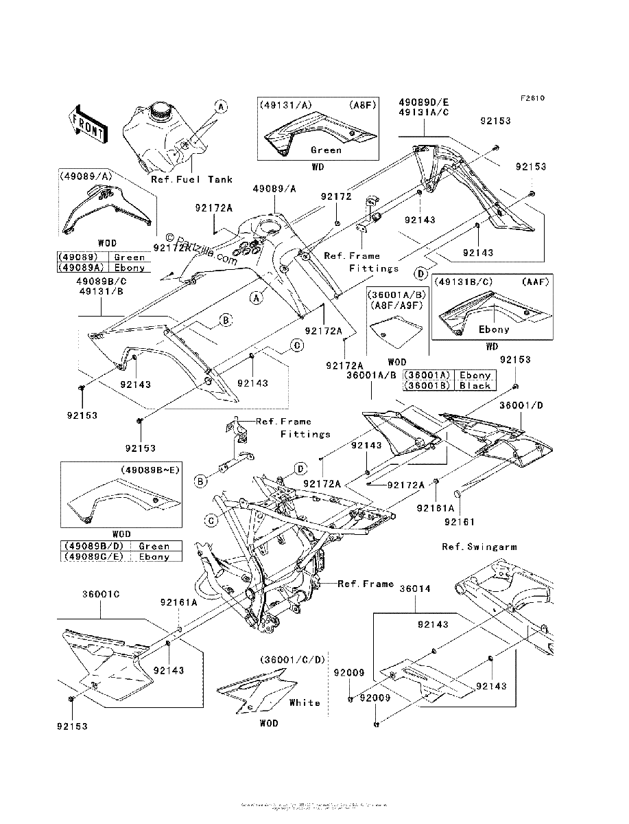 Diagrama de SIDE COVERS CHAIN COVER