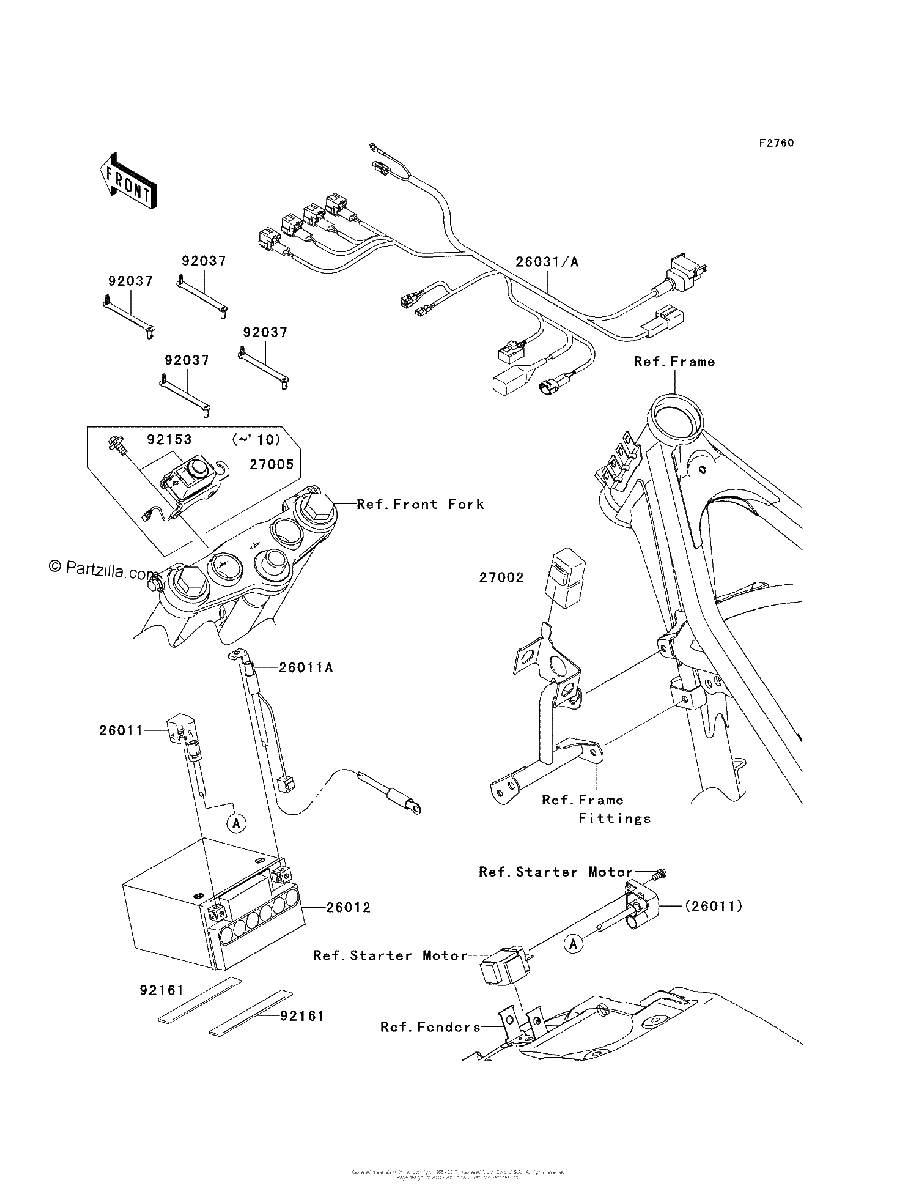 Diagrama de CHASSIS ELECTRICAL EQUIPMENT