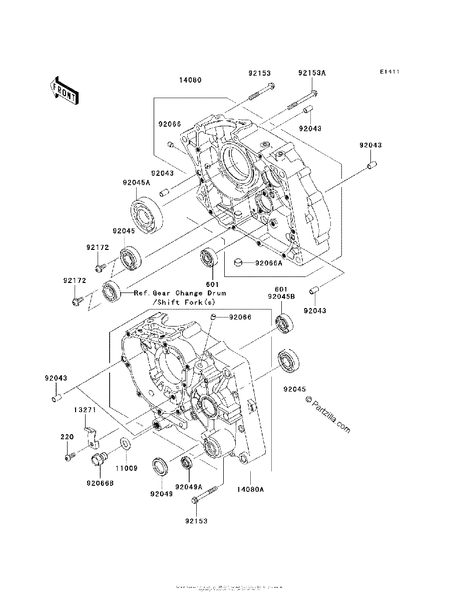 Diagrama de CRANKCASE