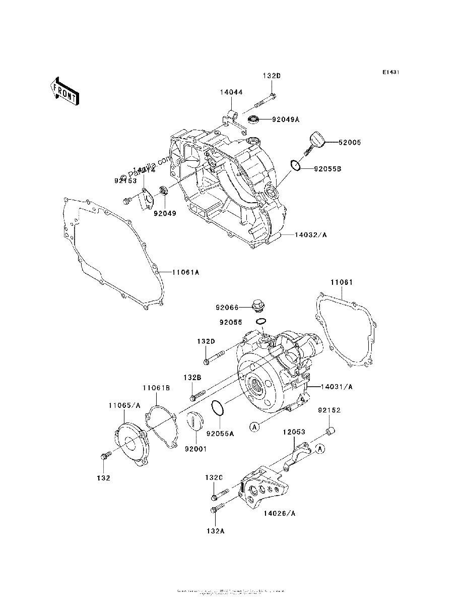 Diagrama de ENGINE COVER S