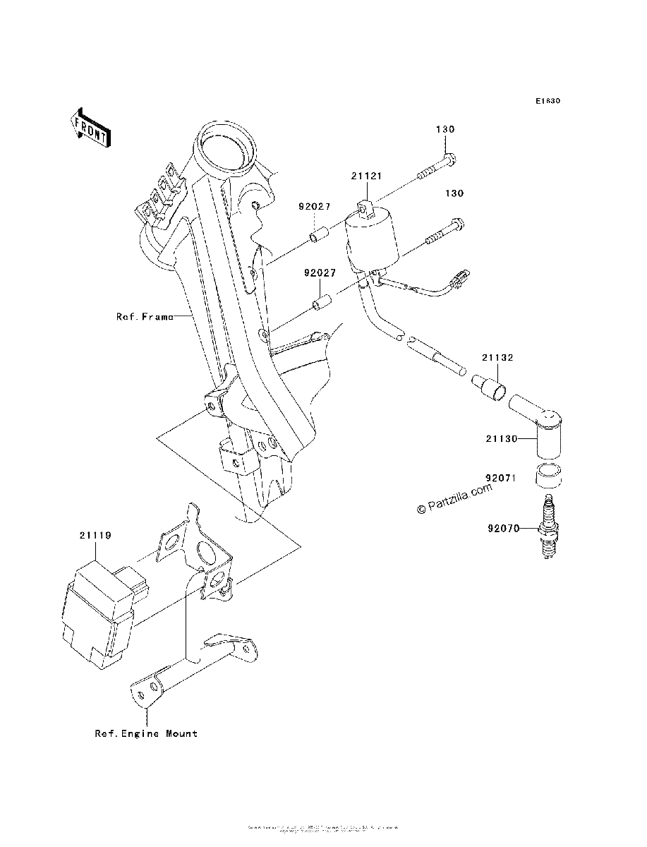 Diagrama de IGNITION SYSTEM