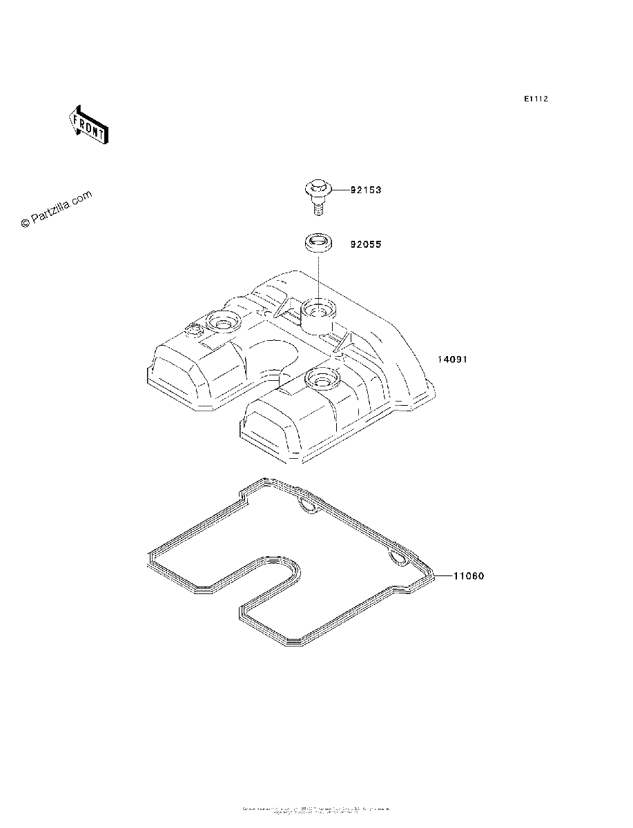 Diagrama de CYLINDER HEAD COVER