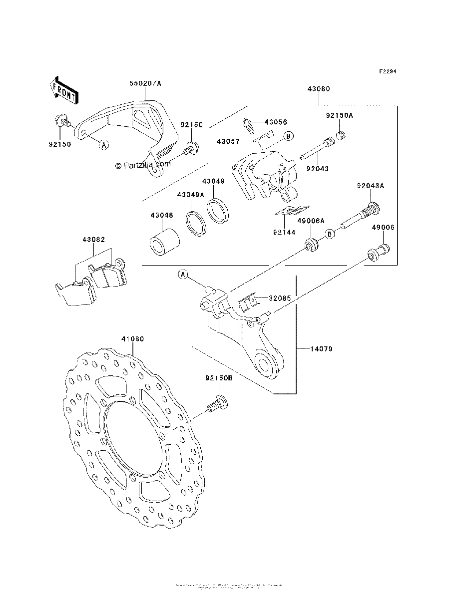 Diagrama de REAR BRAKE