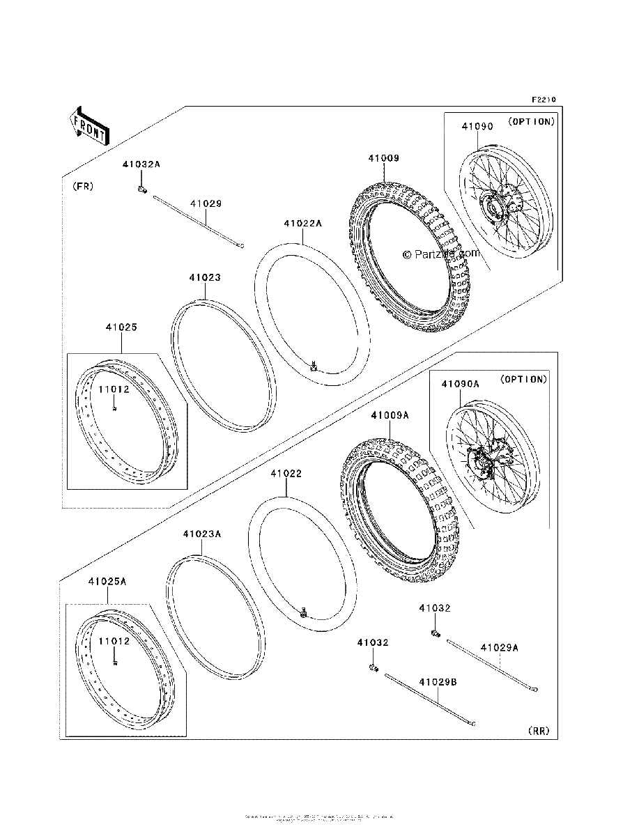 Diagrama de WHEELS TIRES