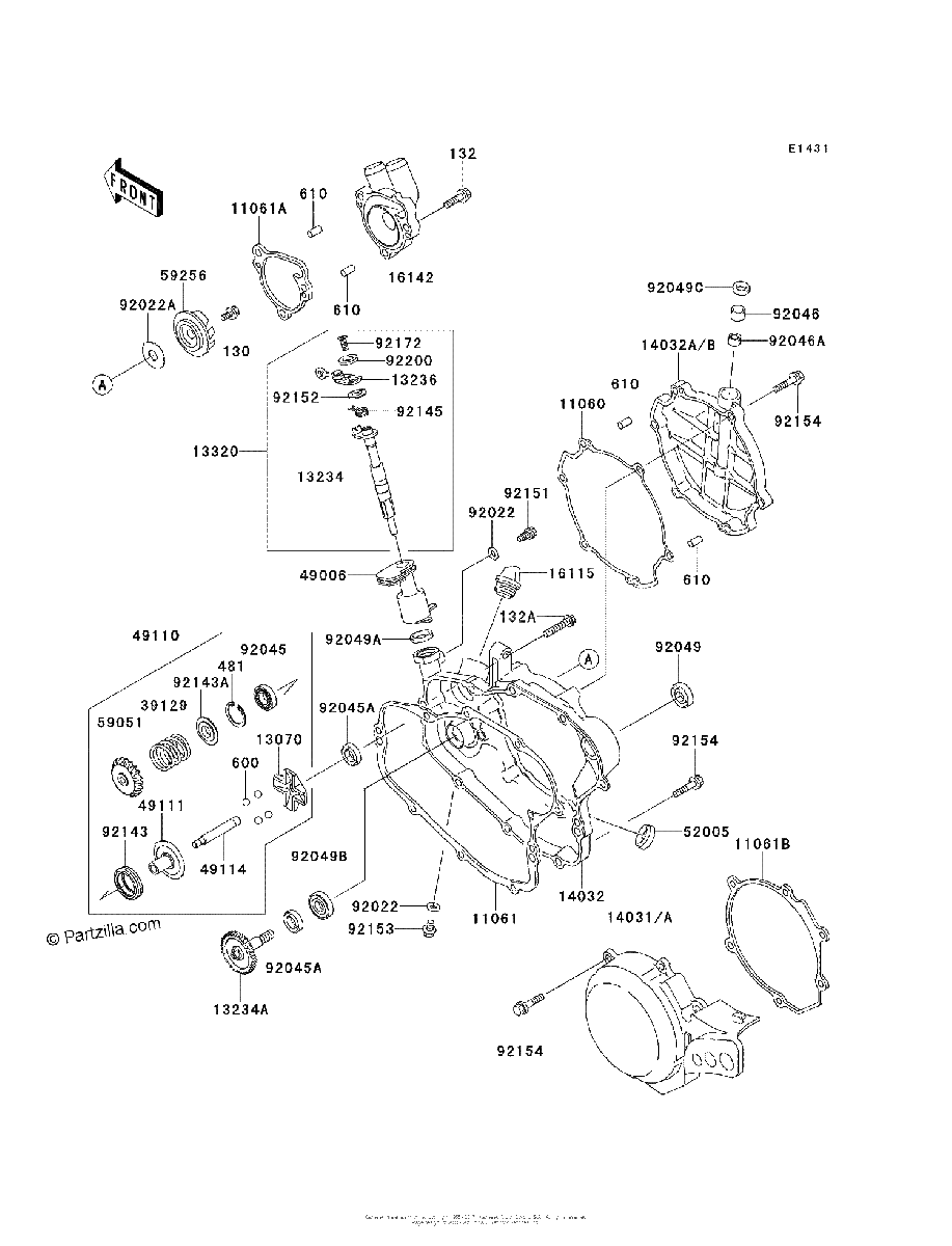 Diagrama de ENGINE COVER S