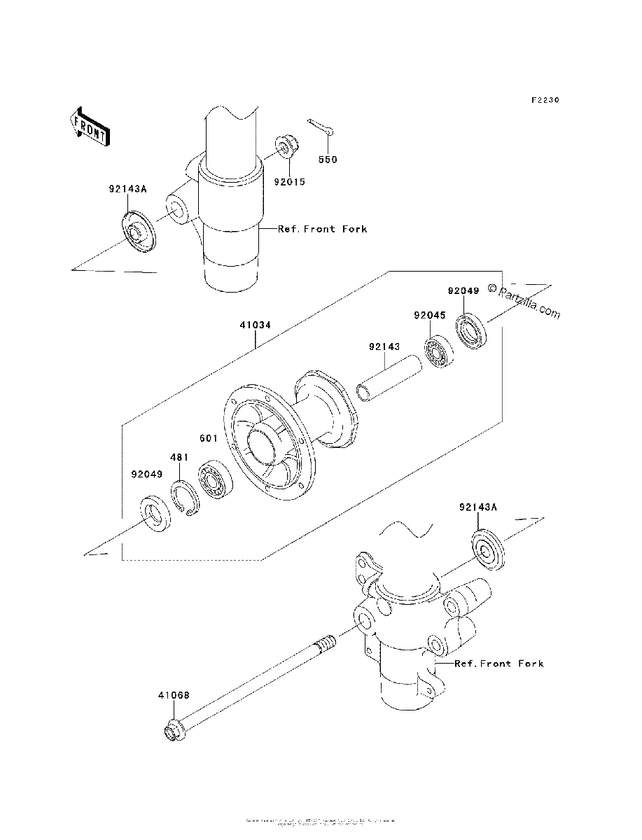 Diagrama de FRONT HUB