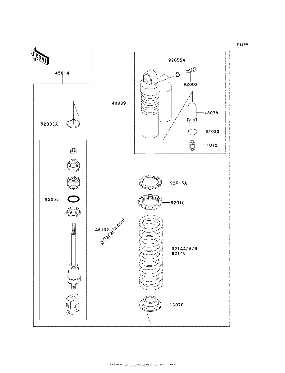 Diagrama de SHOCK ABSORBER S