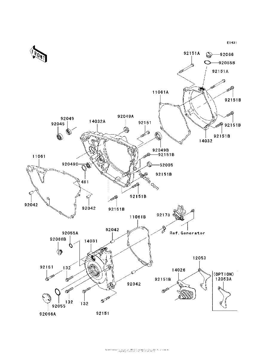 Diagrama de ENGINE COVER S