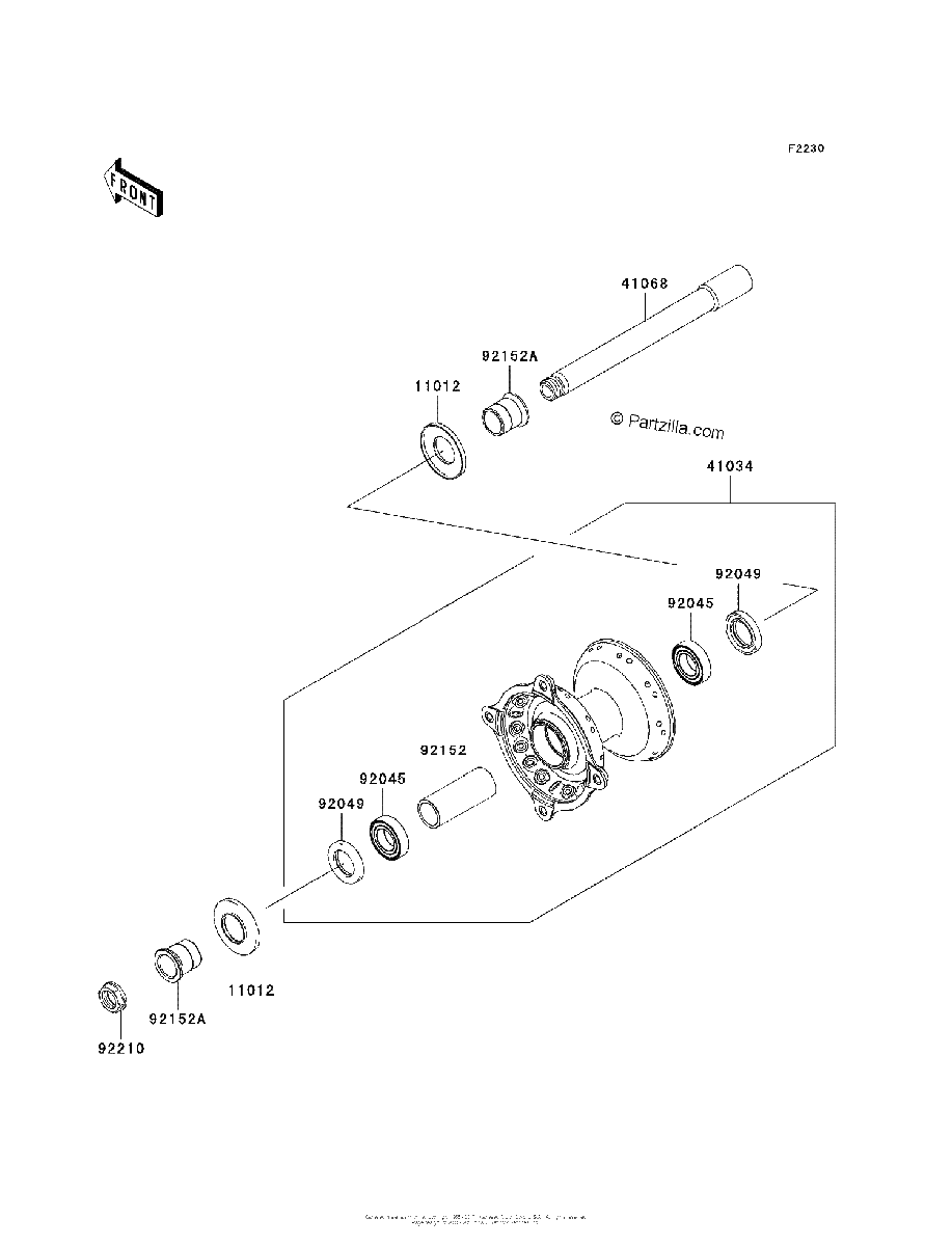 Diagrama de FRONT HUB
