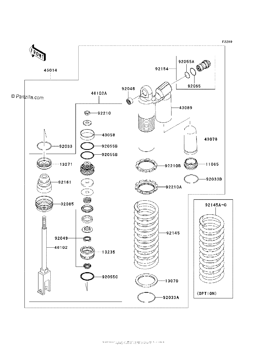 Diagrama de SHOCK ABSORBER S