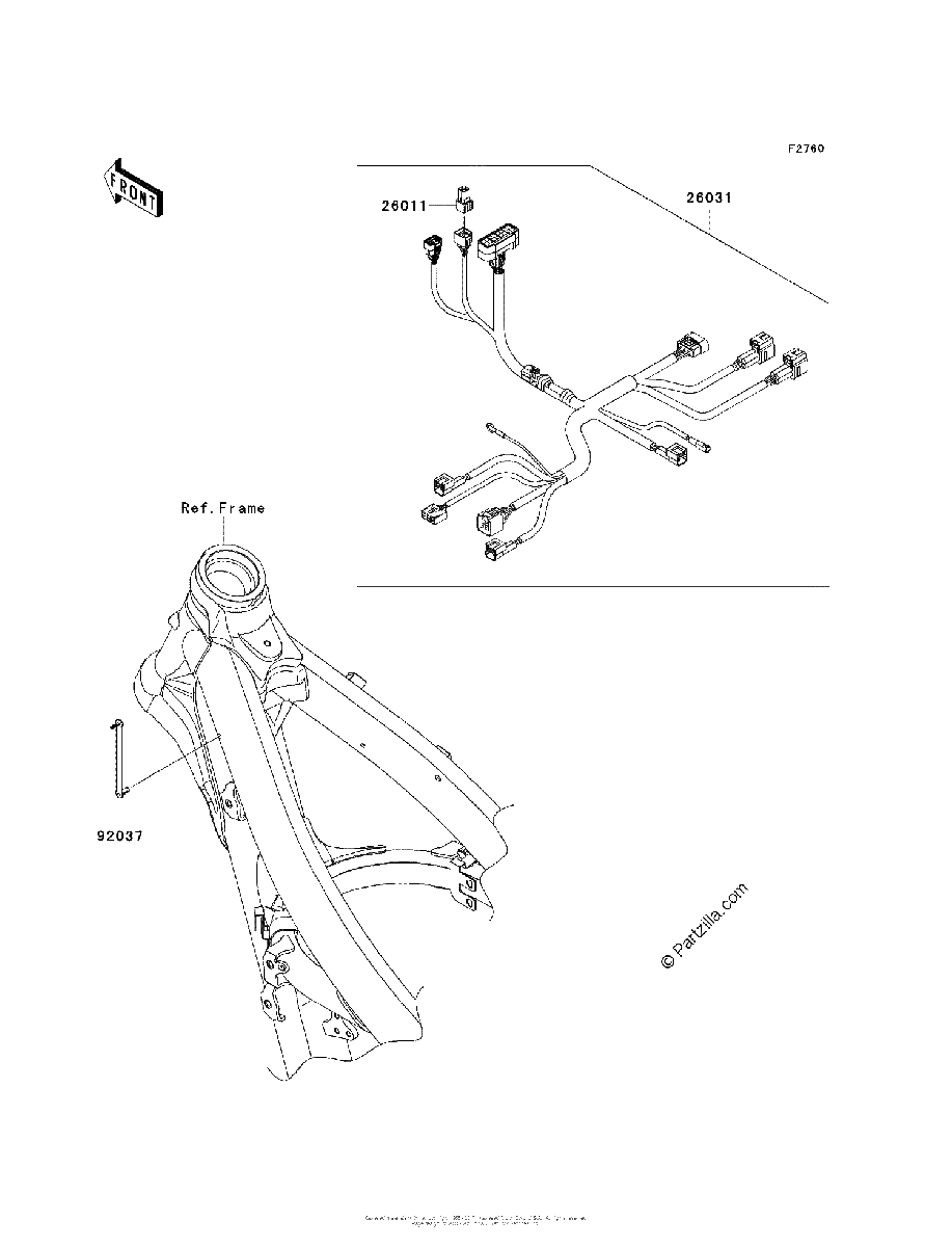 Diagrama de CHASSIS ELECTRICAL EQUIPMENT