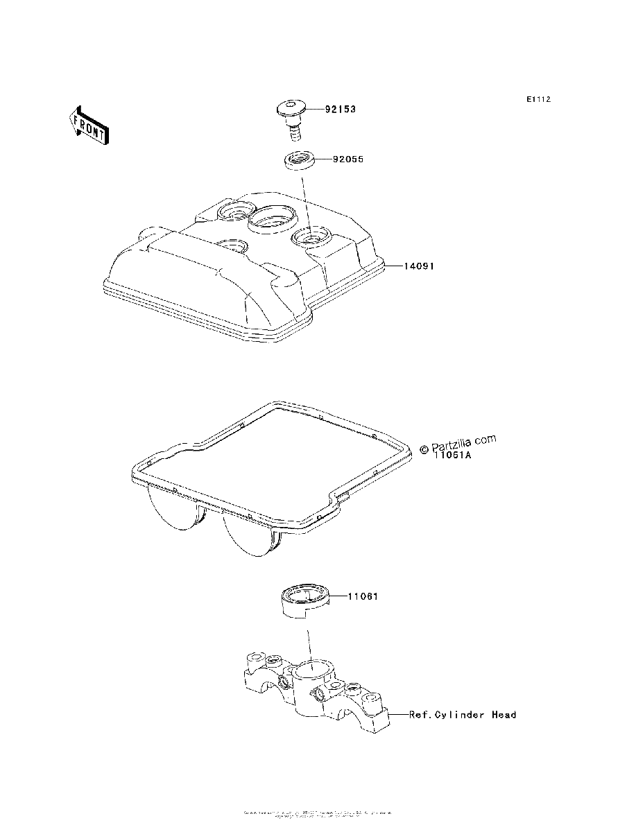 Diagrama de CYLINDER HEAD COVER