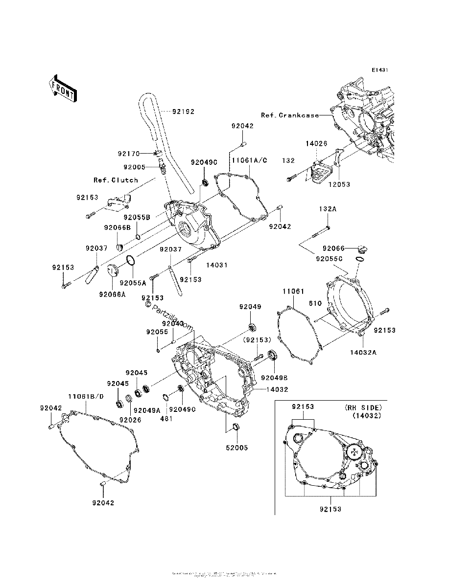 Diagrama de ENGINE COVER S