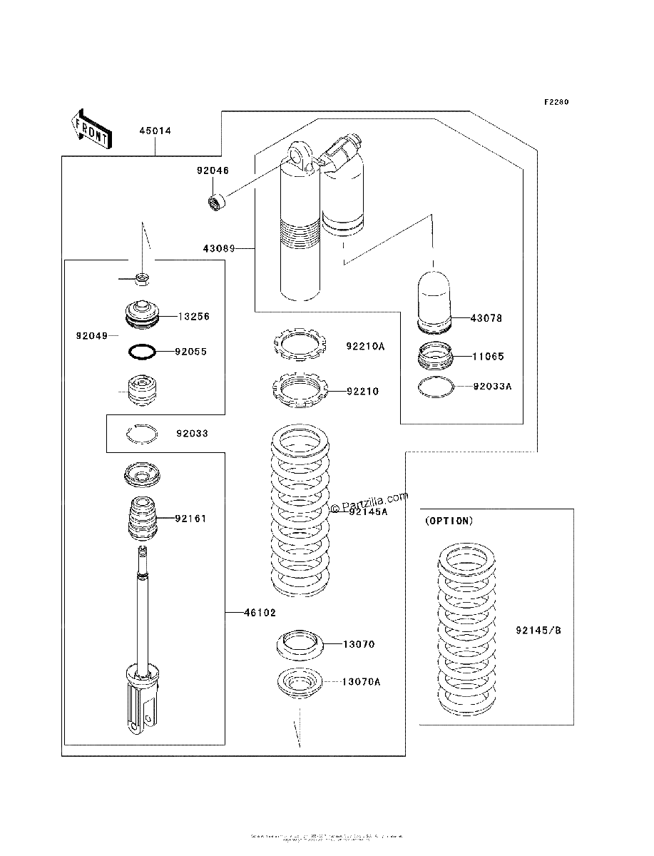 Diagrama de SHOCK ABSORBER S