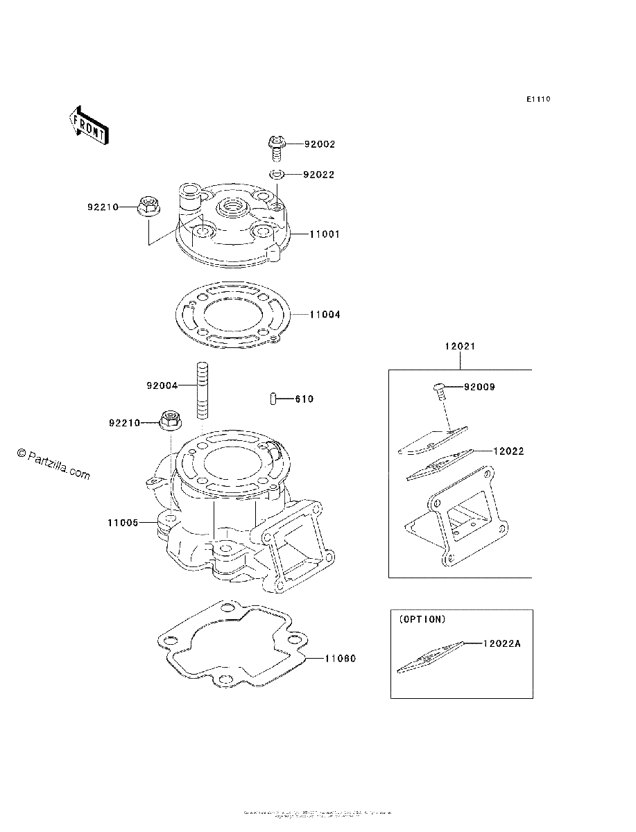 Diagrama de CYLINDER HEAD CYLINDER