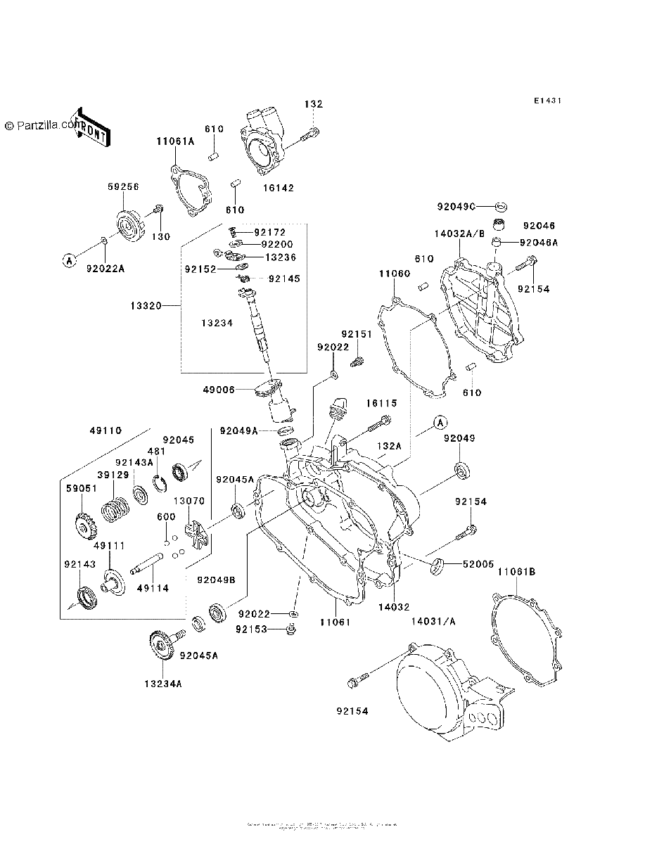 Diagrama de ENGINE COVER S
