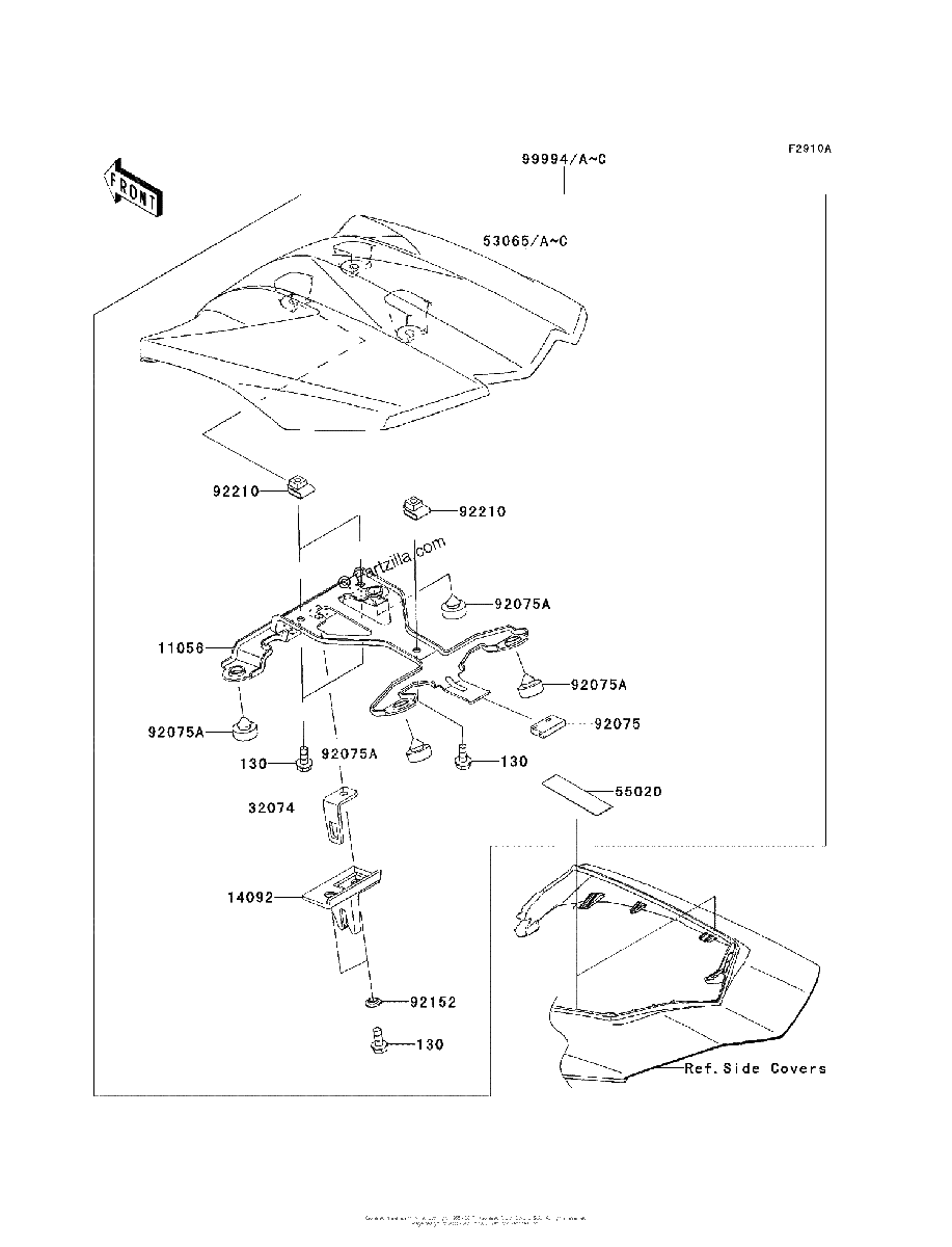 Diagrama de ACCESSORY SINGLE SEAT COVER