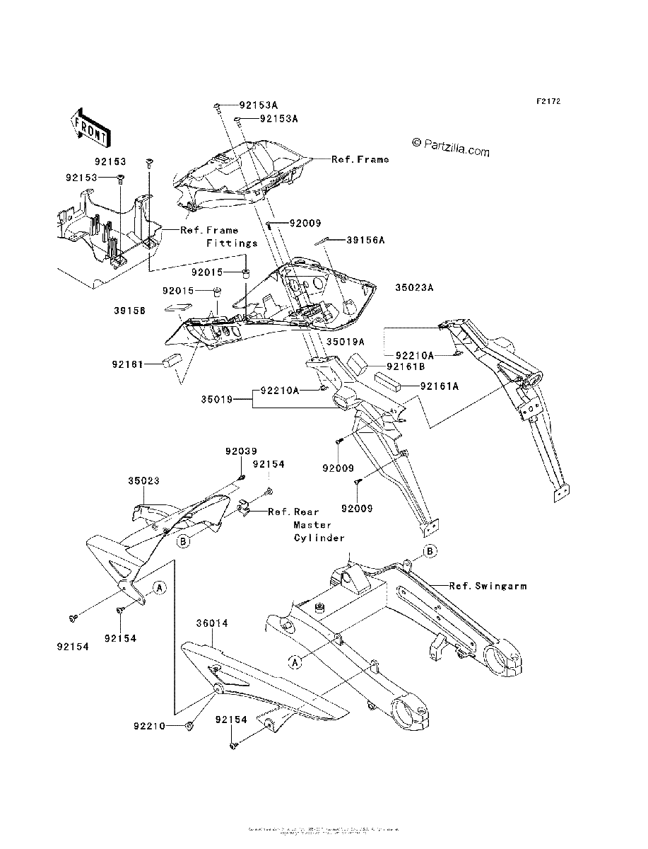 Diagrama de REAR FENDER S