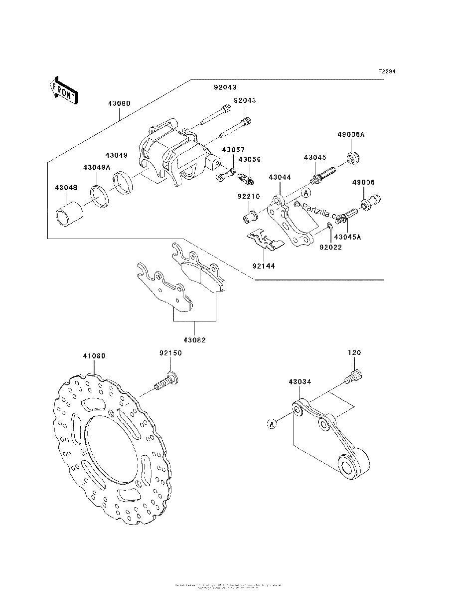 Diagrama de REAR BRAKE