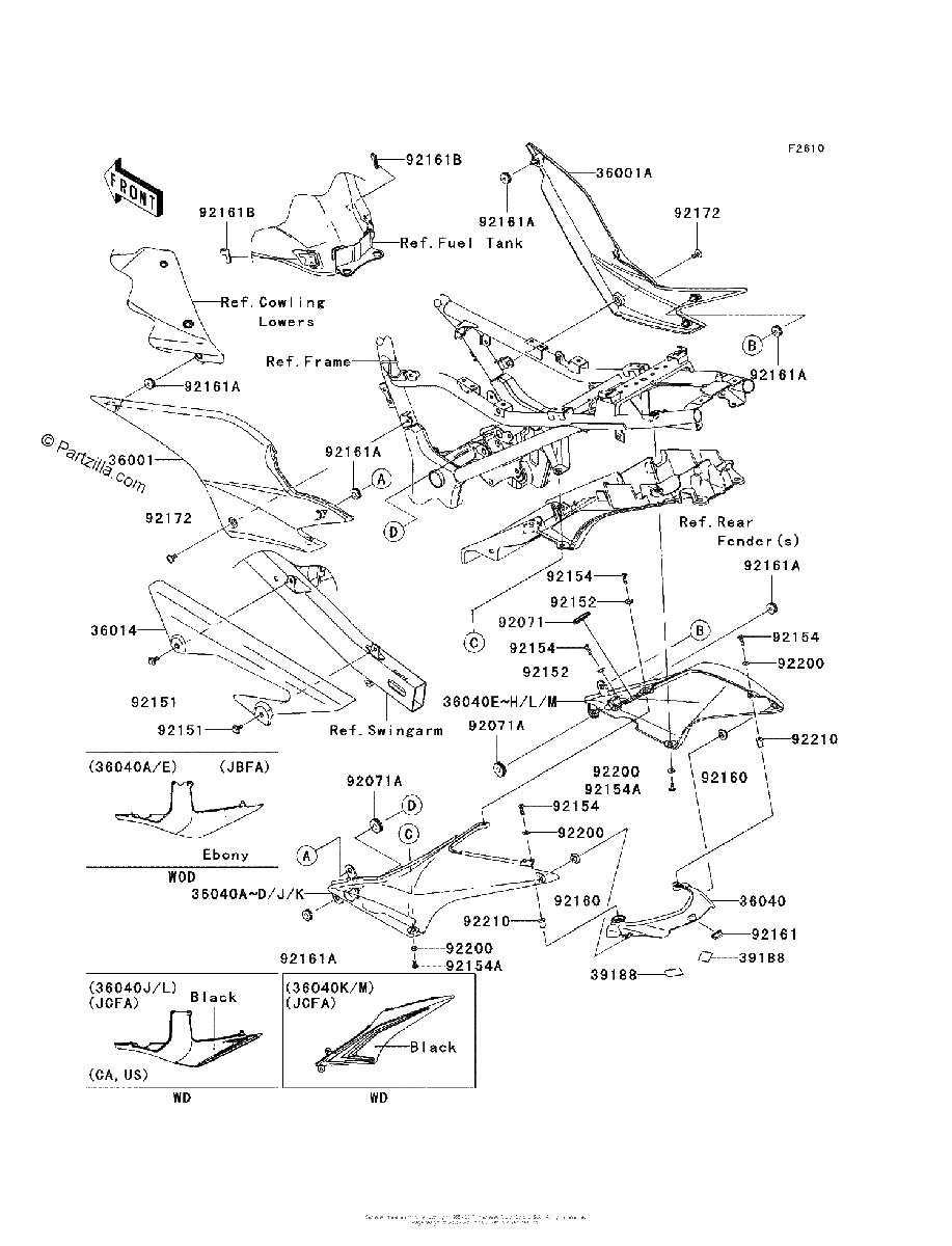 Diagrama de SIDE COVERS CHAIN COVER