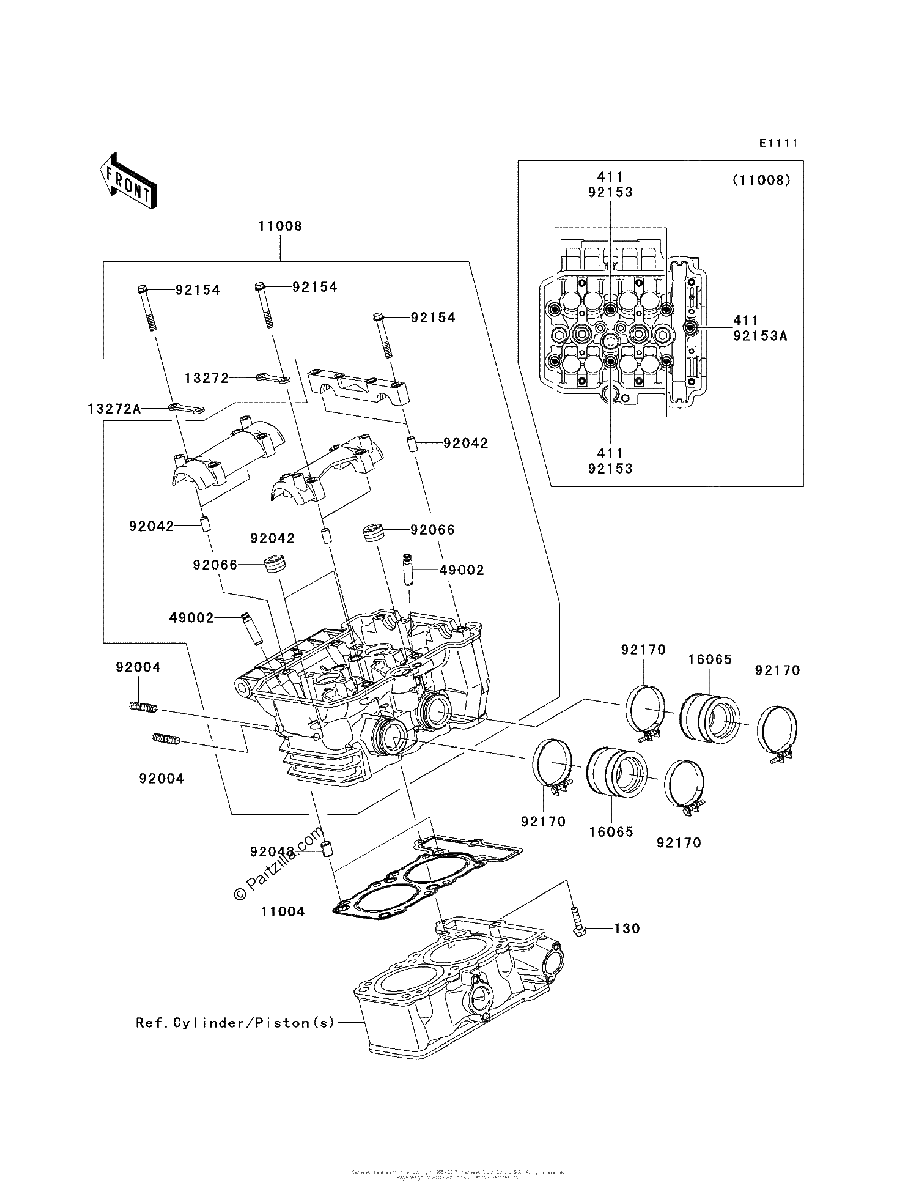 Diagrama de CYLINDER HEAD