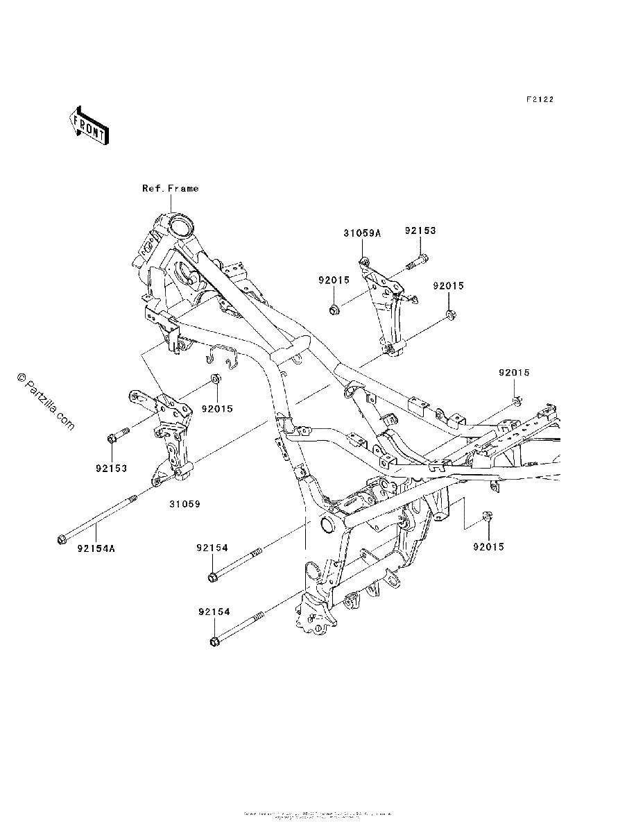 Diagrama de ENGINE MOUNT
