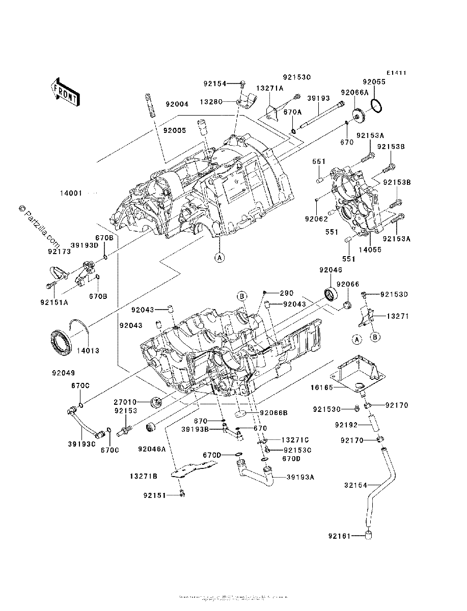 Diagrama de CRANKCASE