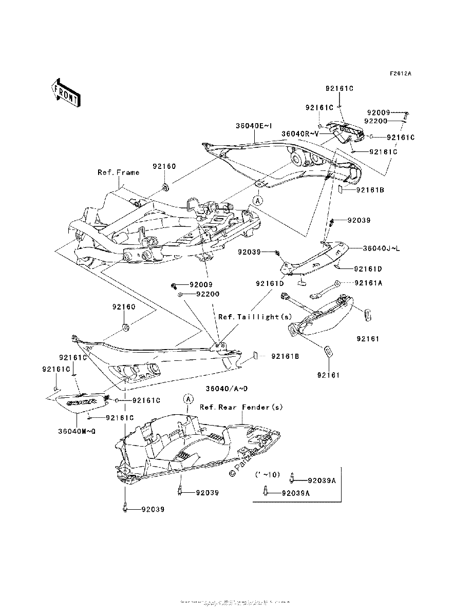 Diagrama de SEAT COVER CAF CBF