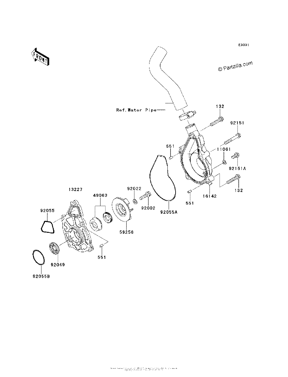 Diagrama de WATER PUMP