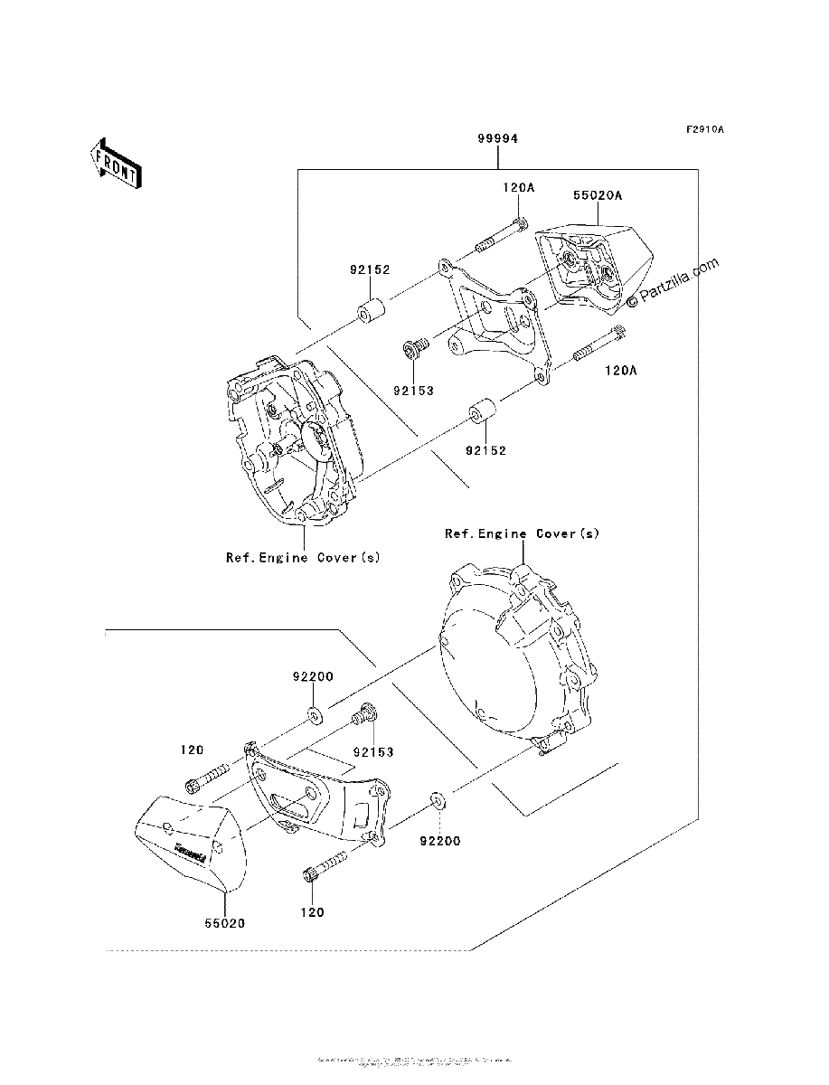 Diagrama de ACCESSORY ENGINE GUARD