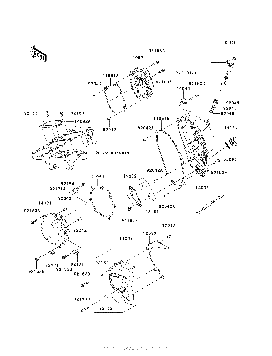 Diagrama de ENGINE COVER S