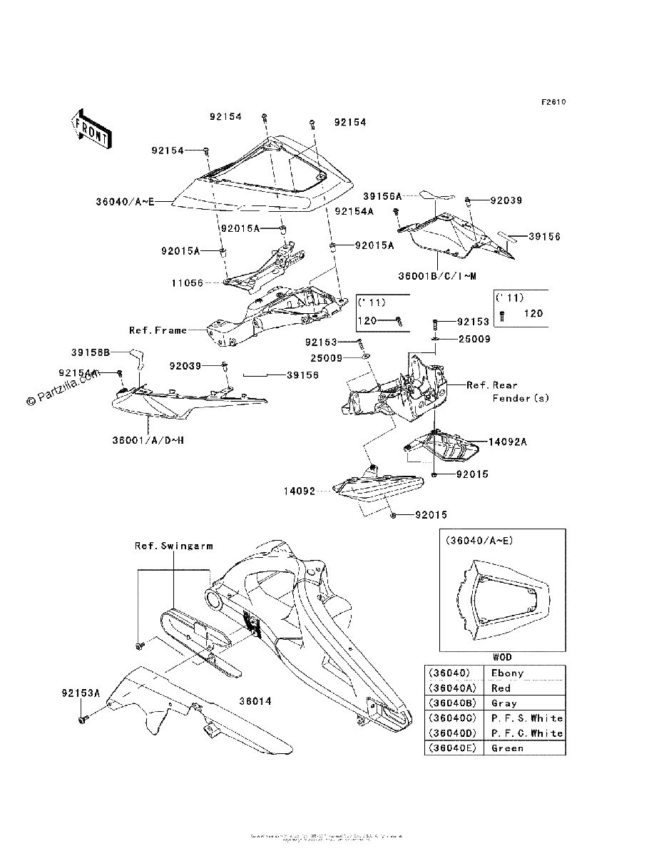 Diagrama de SIDE COVERS CHAIN COVER