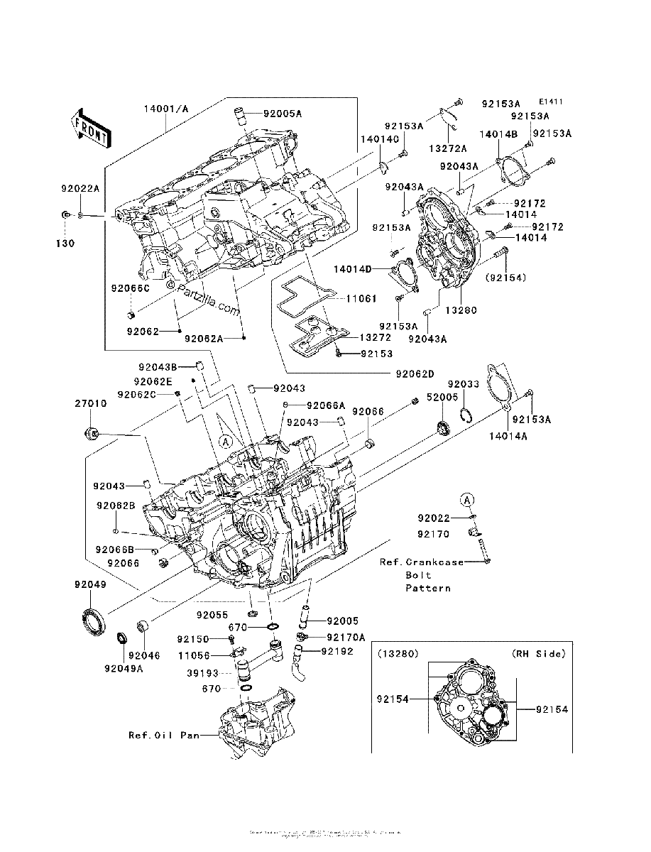 Diagrama de CRANKCASE