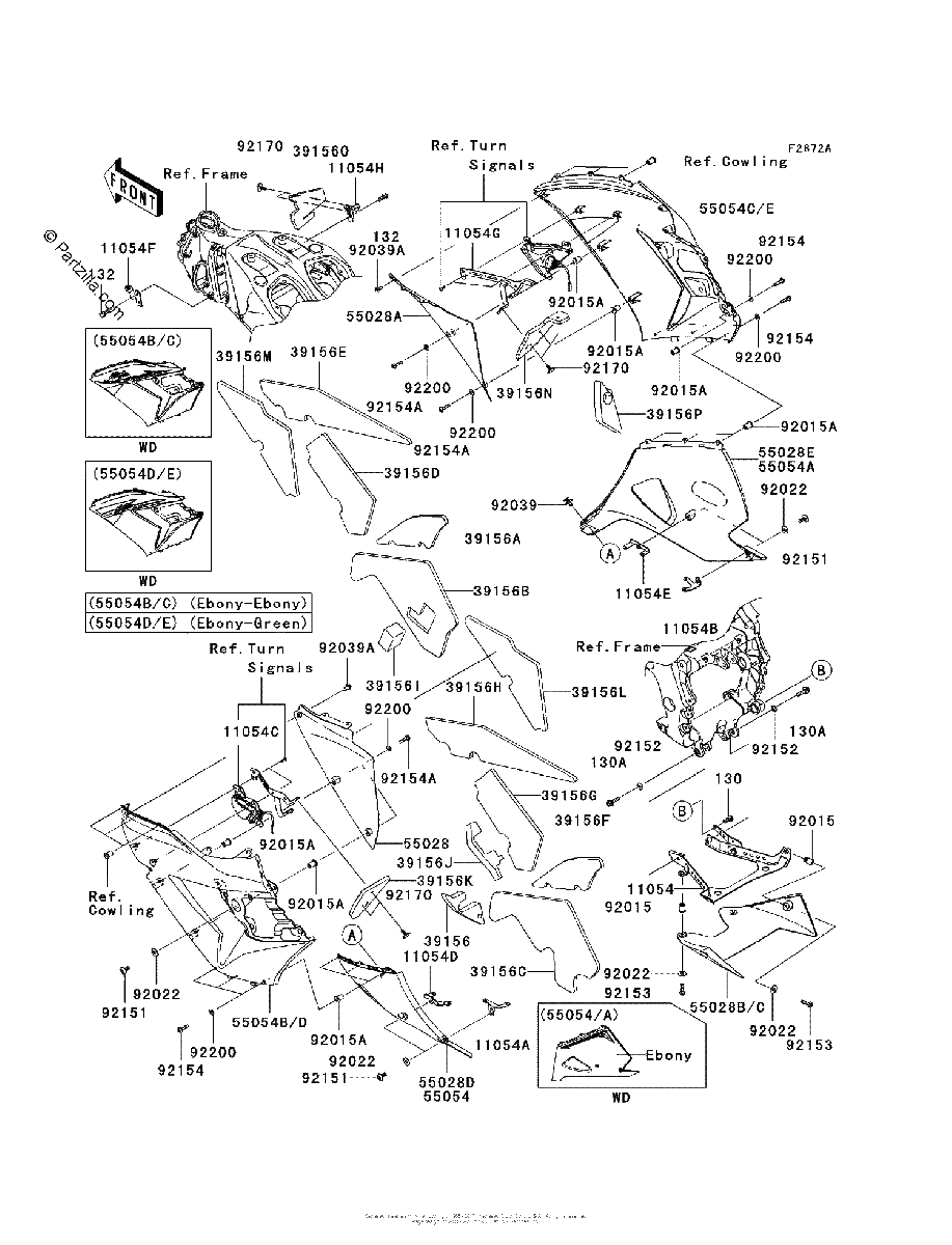 Diagrama de COWLING LOWERS CBF